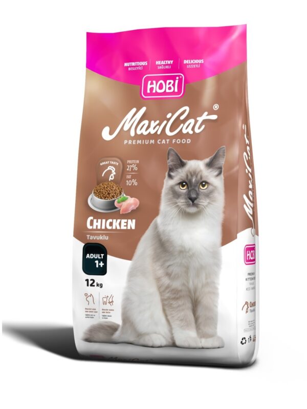 Hobi Ekonomik Tavuklu Yetişkin Kedi Maması 12kg