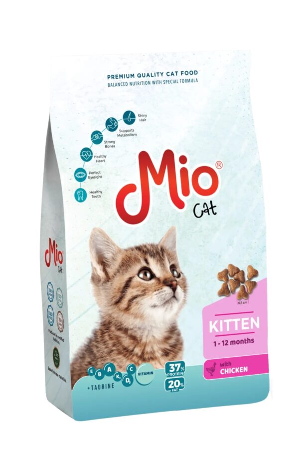 Mio Kitten Tavuklu Yavru Kedi Maması 1 Kg – Yüksek Proteinli Sağlıklı Beslenme