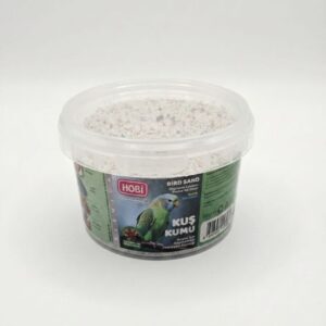 Hobi Minarelli Beyaz Kuş Kumu 300gr – Mineral ve Tüy Sağlığı Desteği