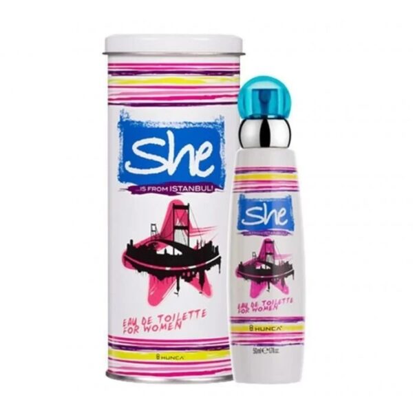 She Istanbul Edt 50 ml Kadın Parfümü - Şehrin Büyüsünü Teninizde Hissedin