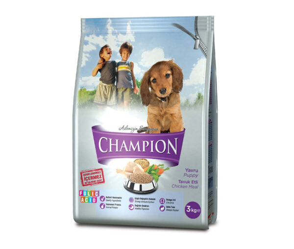 Champion Puppy Yavru Köpek Maması 15 Kg | Folik Asit Katkılı Sağlıklı Beslenme