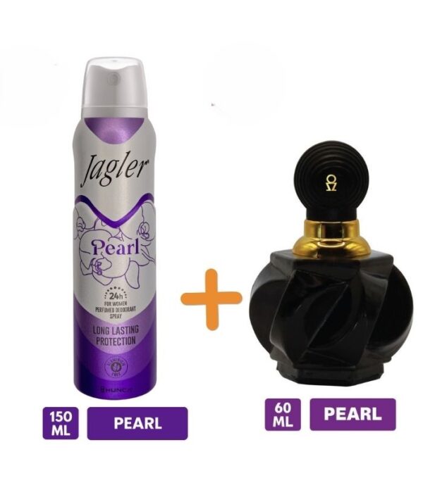 JAGLER Pearl Kadın Parfüm Seti 60 ml EdT + 150 ml Deodorant - Görsel 3