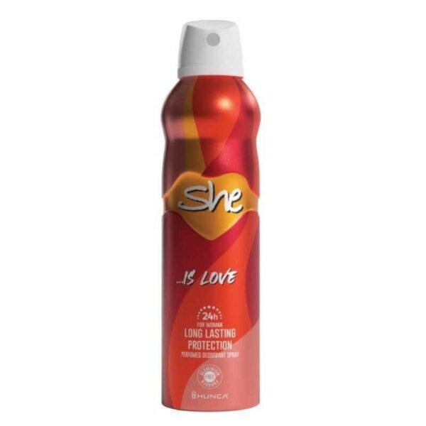 She Is Love Deodorant 200 ml | Romantik ve Ferahlatıcı Kadın Deodorantı