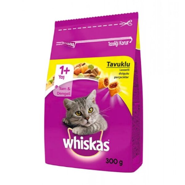 Whiskas Tavuklu Yetişkin Kedi Maması 300 Gr X 3 Adet | Sağlıklı ve Lezzetli Beslenme Çözümü - Görsel 3