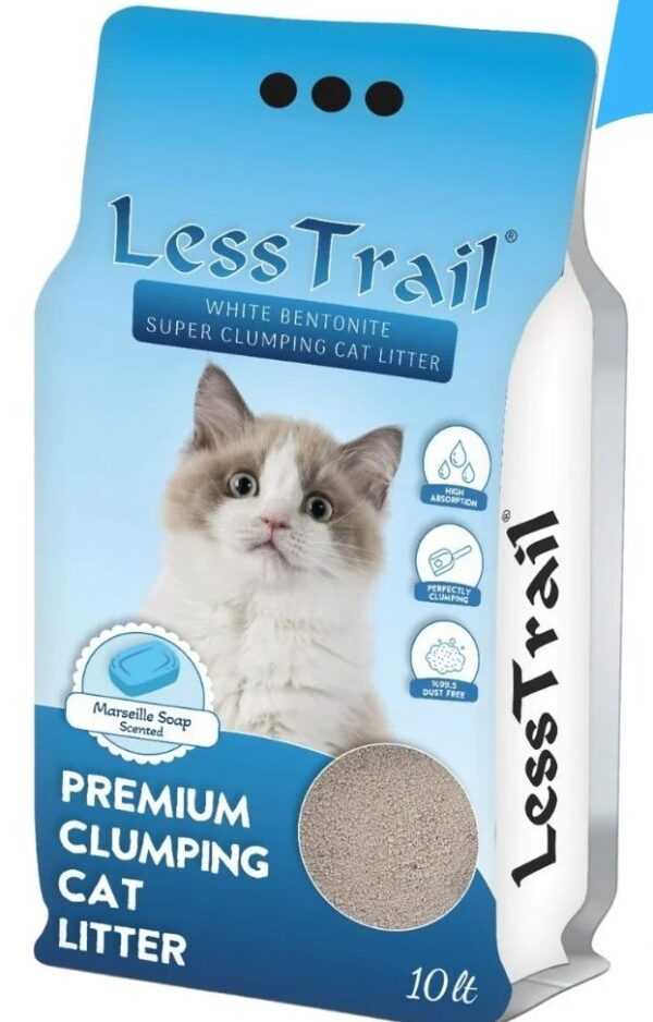 Less Trail Marsilya Sabun Kokulu Kedi Kumu 10 Lt. | Saf ve Ferahlatıcı Çözüm