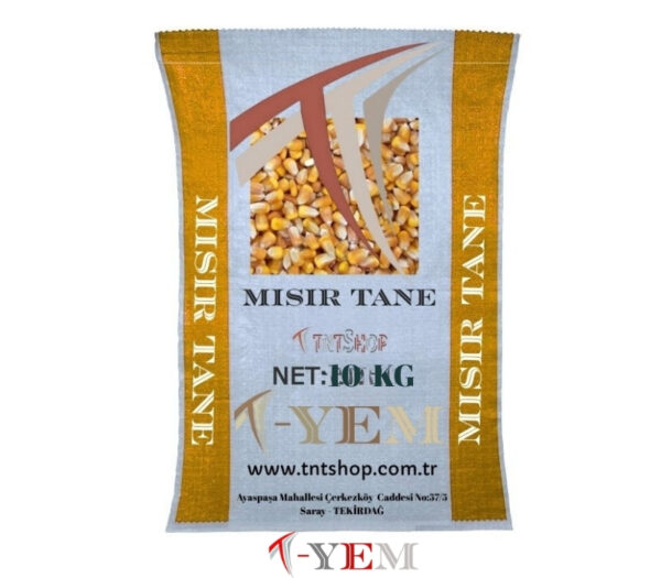 T-YEM Mısır Tane 10 Kg – Hayvanlar İçin Enerji Kaynağı, Doğal ve Besleyici Yem