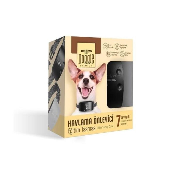 Doggie Havlama Önleyici Eğitim Tasması – Şarjlı | Ayarlanabilir | Siyah - Görsel 3