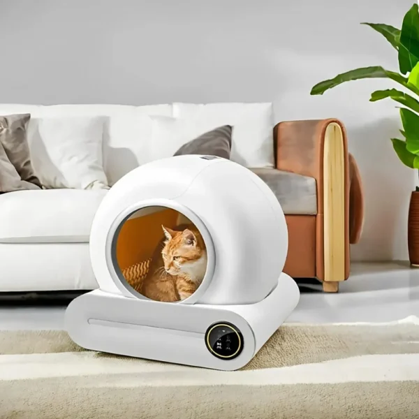 🚽 Electron Otomatik Akıllı Kedi Tuvaleti – Hijyenik, Akıllı ve Sessiz Temizlik Deneyimi - Görsel 4