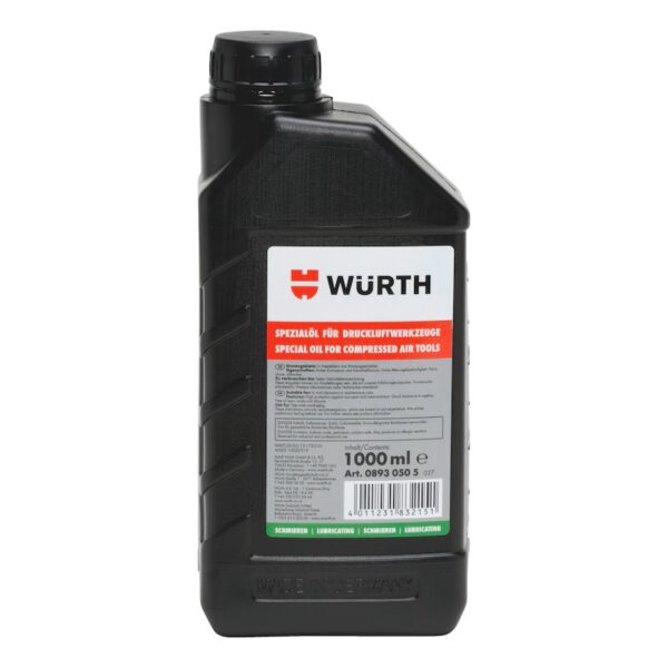 Würth Havalı Aletler İçin Özel Yağlayıcı 1 Lt – Maksimum Koruma, Kesintisiz Performans!