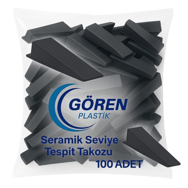 Seramik Seviye Tespit Takozu (100 Adet) - Mükemmel Fayans Tesviyesi İçin - Görsel 2