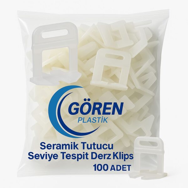Seramik Tutucu Seviye Tespit Derz Klipsi (100 Adet) - 1mm, 2mm, 3mm Derz Aralığı - Görsel 2