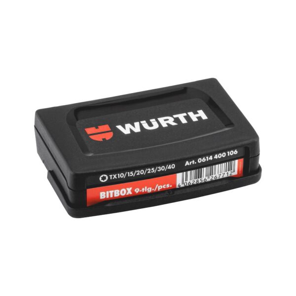WÜRTH BİTS UÇ SETİ TX10-TX40 (9 Parça): ORSY® Sistemli Mıknatıslı TX Bits Uç Kutusu - Görsel 3
