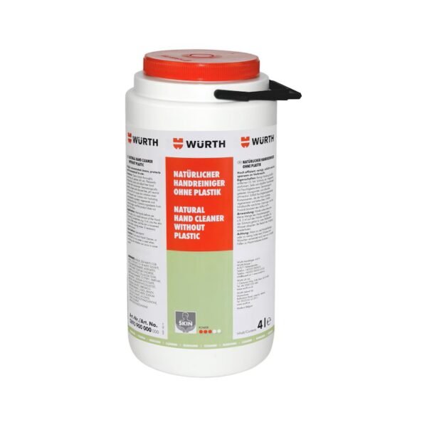 Würth Mikro Plastik İçermeyen El Temizleyici 4L: Yağ ve Kir İçin Profesyonel Çözüm