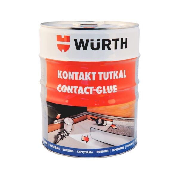 Würth Solvent Bazlı Kontakt Yapıştırıcı Tutkal A.Sarı 19LT: Güçlü ve Kalıcı Bağlantılar