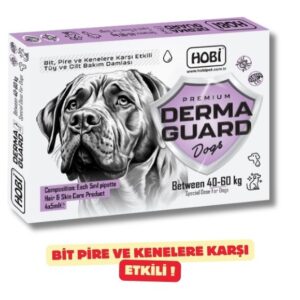 Hobi Derma Guard Ense Damlası 5 Ml – 40–60 Kg Köpekler İçin Doğal Bit, Pire ve Kene Koruması