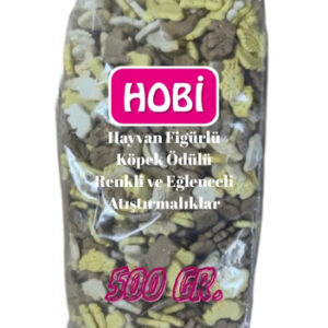 Hobi Hayvan Figürlü Köpek Ödülü 500 Gr – Renkli ve Eğlenceli Atıştırmalıklar