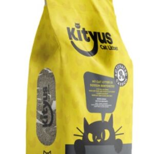Kityus Aktif Karbonlu Bentonit Kedi Kumu 10L – Güçlü Topaklanma ve Maksimum Koku Kontrolü