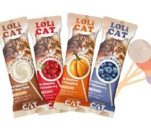 Lolicat Karışık Mix Lolipop Kedi Ödülü x 15 – Keçi Sütlü, Meyveli ve Tavuk Etli Lezzet Bombası