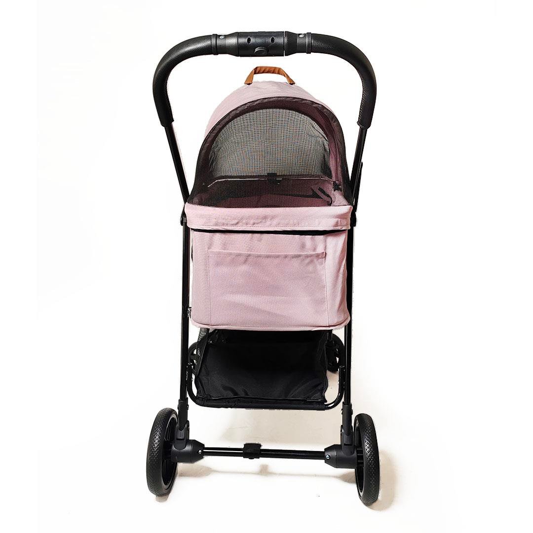 Zampa Albon Kedi Köpek Arabası Pembe LD02-P 53x77x100 Cm - Konforlu ve Güvenli Taşıma (20 KG’ye Kadar) - Görsel 5