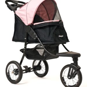 Zampa Ricciardo SP05CS-P Pembe Kedi Köpek Arabası – Geniş İç Hacim, Katlanabilir ve Güvenli Taşıma Konforu