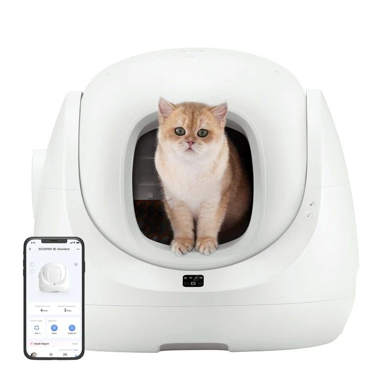 Catlink Scooper SE (Lite) Otomatik Kedi Tuvaleti – Akıllı Temizlik, Sağlık Takibi ve Maksimum Hijyen