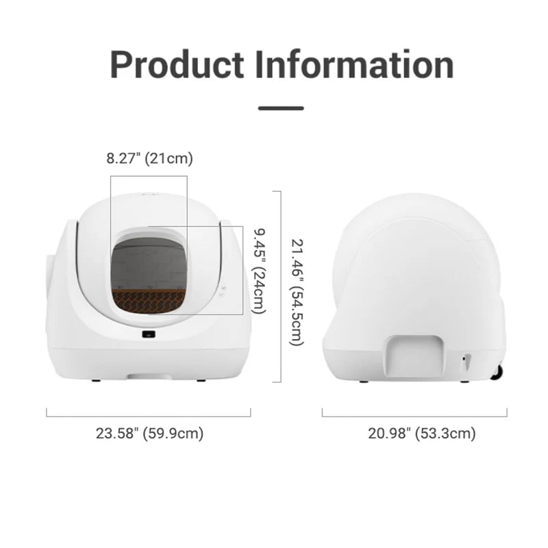 Catlink Scooper SE (Lite) Otomatik Kedi Tuvaleti – Akıllı Temizlik, Sağlık Takibi ve Maksimum Hijyen - Görsel 8