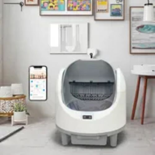 Electron ICB018 Akıllı Açık Kasa Otomatik Kedi Tuvaleti – Sessiz, Hijyenik ve Koku Gidericili Sistem - Görsel 7