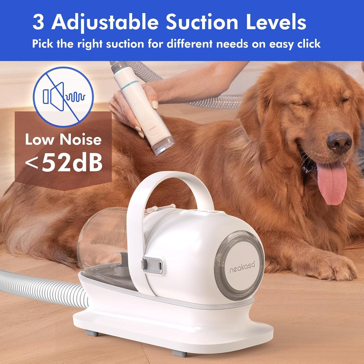 Neakasa P1 Pro Kedi & Köpek Tıraş Makinesi – 5’i 1 Arada Vakumlu Tüy Temizleme ve Bakım Seti - Görsel 3