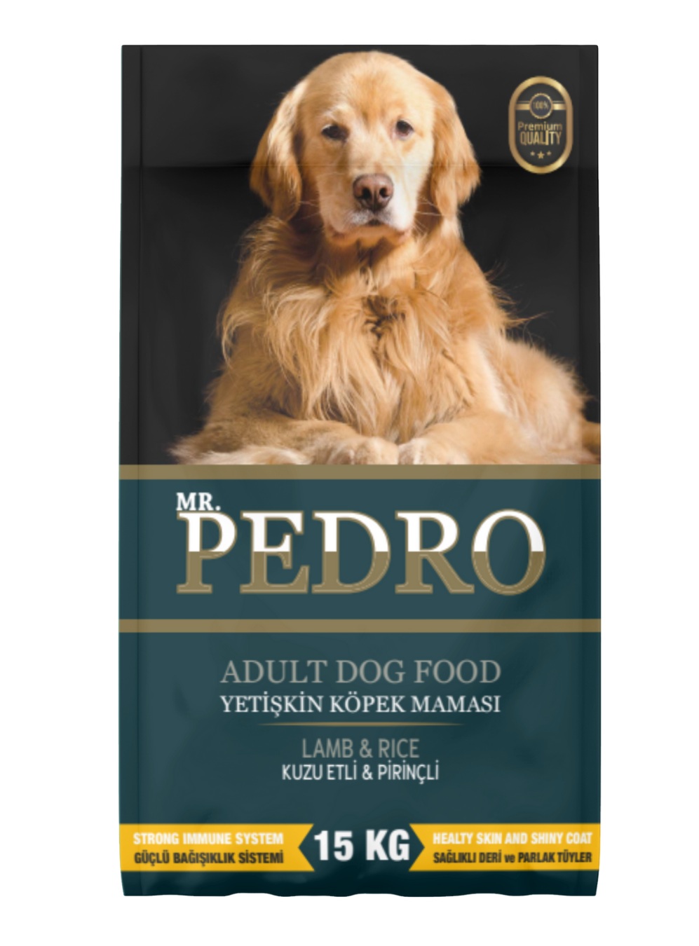 Pedro Kuzu Etli Yetişkin Köpek Maması 15 Kg – %26 Proteinli, Aktif Köpekler İçin Tam Beslenme