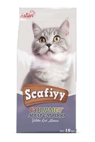 Scafiyy Gurme Yetişkin Kedi Maması 15 Kg – Premium İçerik, Dengeli Beslenme
