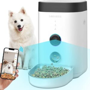 Dogness F10A Kameralı Otomatik Mama Kabı – 1080p HD, Wi-Fi Bağlantılı, 3.6 Litre Kapasiteli Akıllı Mama Dağıtıcısı