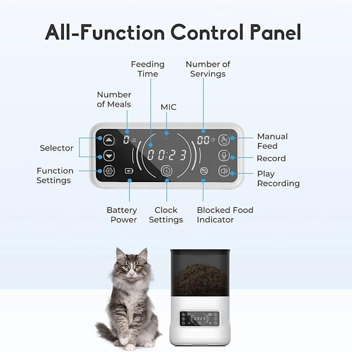 Dogness F11-M WIFI Akıllı Mama Kabı – 4 Litre Kapasiteli, Uygulama Kontrollü Akıllı Mama Dağıtıcısı - Görsel 4