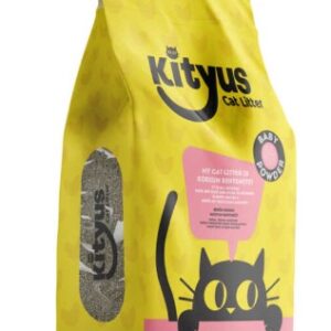 Kityus Bebek Pudralı Bentonit Kedi Kumu 10L – Hızlı Topaklanma, Maksimum Koku Kontrolü