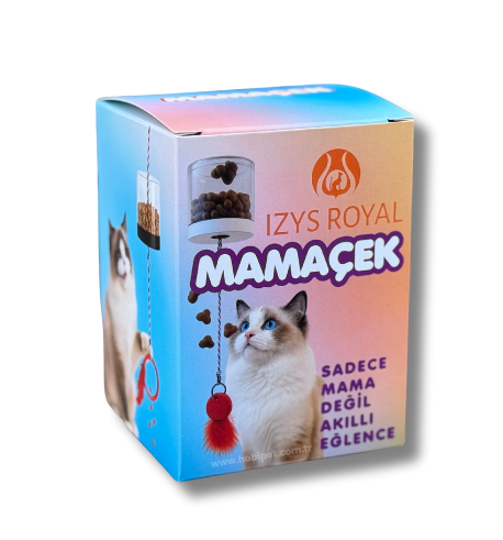Mamaçek Kedi Maması Dağıtıcı Oyuncak – Akıllı Eğlence ve Ödül Bir Arada - Görsel 2