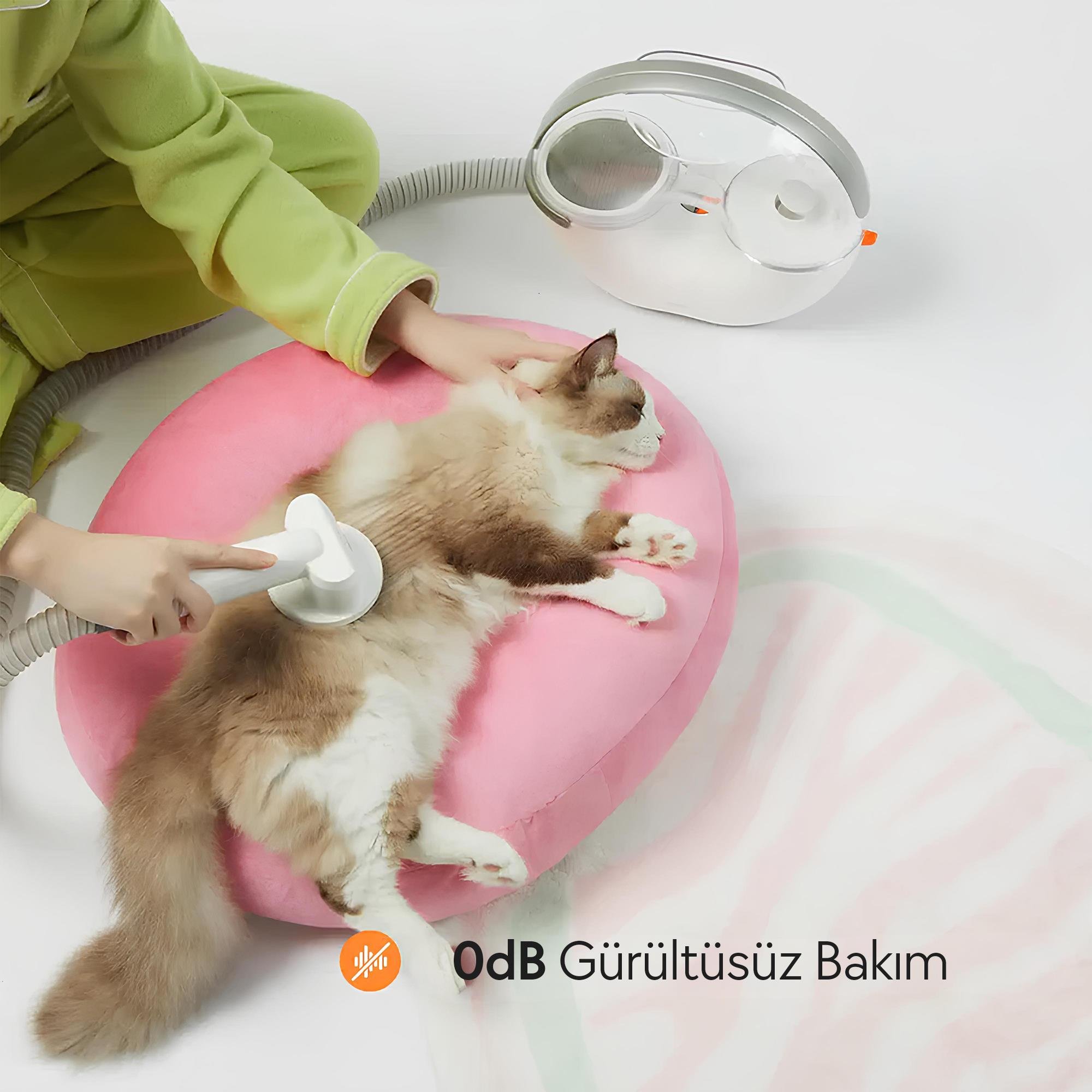 Neakasa S1 Pro 5 Başlıklı Kedi & Köpek Tıraş Makinesi – 8’i 1 Arada Vakumlu Bakım Seti - Görsel 3