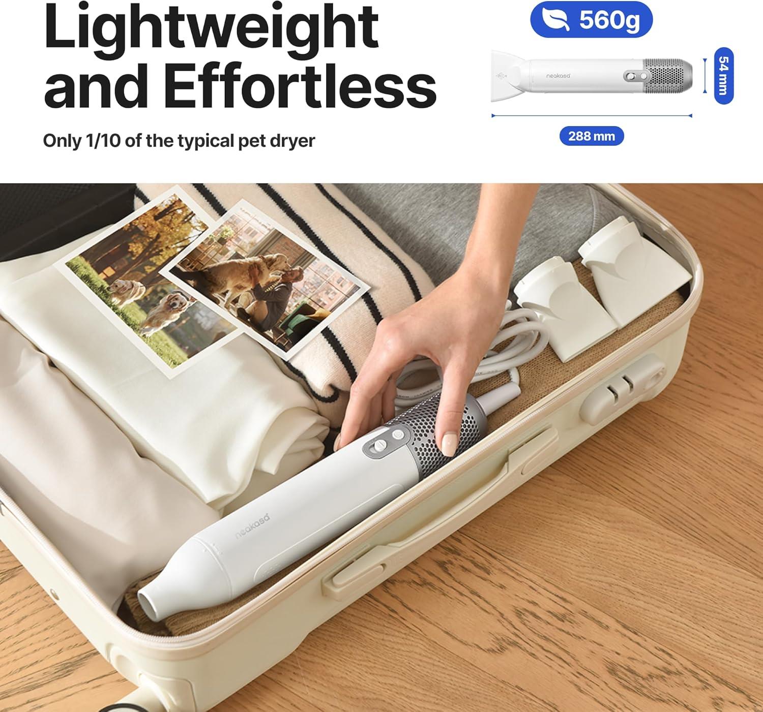 Neakasa F1 Evcil Hayvan Kurutma Makinesi – Sessiz, Hafif ve Güçlü Tüy Kurutucu - Görsel 6