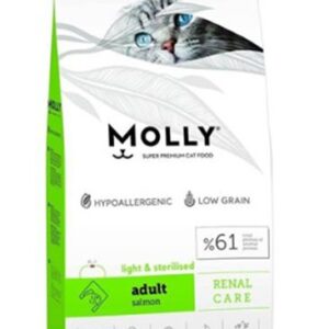 Molly Sterilised Somonlu Kısır Kedi Maması 15 Kg – Kısır Kediler İçin Sağlıklı ve Dengeli Beslenme