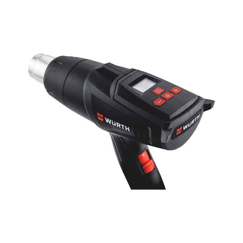Würth HLG2300-E Power Elektrikli Sıcak Hava Üfleme Tabancası – 2300W, LCD Ekranlı, Ayarlanabilir Isı ve Hava Akışı - Görsel 4