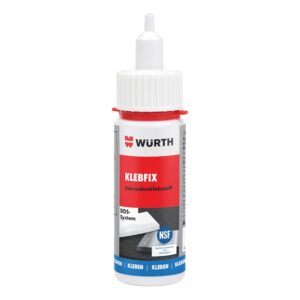 Würth KLEBFIX Süper Yapıştırıcı 50GR | Metal, Plastik ve Kauçuk İçin Hızlı Yapıştırma