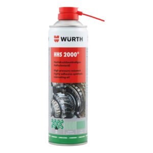 WÜRTH HHS® 2000 YAĞLAMA SPREYİ  500ML – Tutunma Özellikli Yüksek Basınca Dayanıklı Yağlama Spreyi