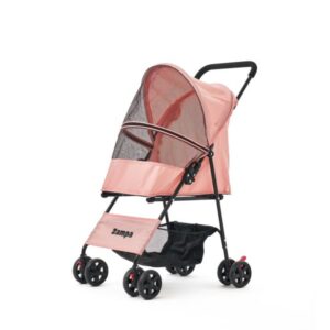 Zampa Aero Kedi & Köpek Arabası Pembe 42×69×96 cm | Ultra Hafif ve Konforlu Taşıma Çözümü