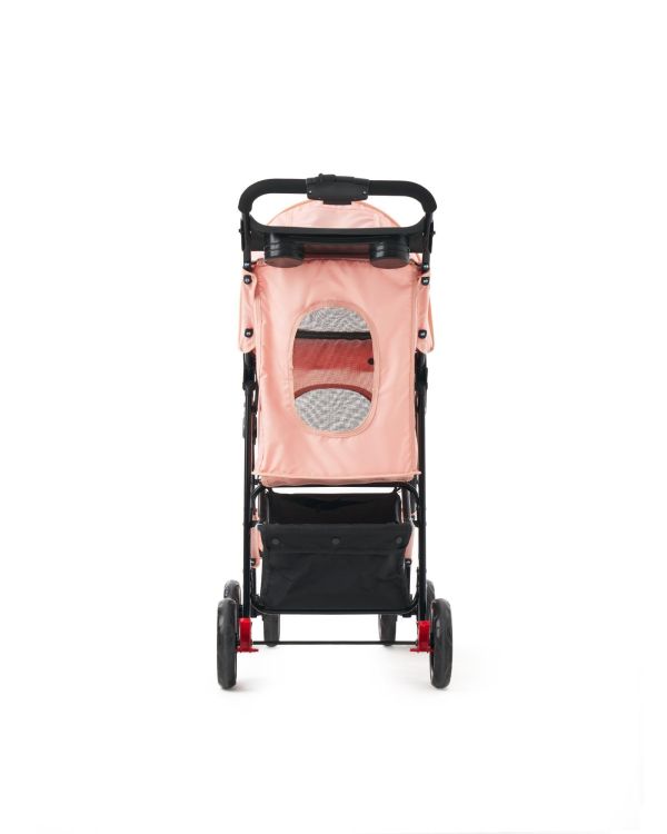 Zampa Core Kedi & Köpek Arabası Pembe 37×55×96 cm | Konforlu ve Güvenli Taşıma Çözümü - Görsel 5