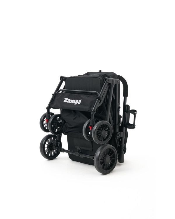 Zampa Flow Kedi & Köpek Arabası Siyah – 15 kg Taşıma Kapasiteli Şık ve Konforlu Puset - Görsel 7