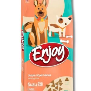 Enjoy Kuzu Etli Yetişkin Köpek Maması 15 Kg – Güçlü Kaslar, Parlak Tüyler, Dengeli Beslenme