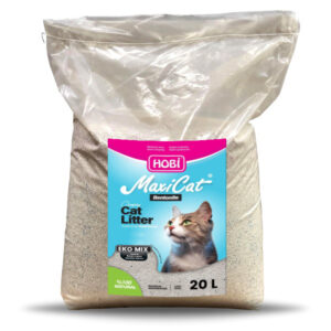Hobi Maxicat Eko Mix Bentonit Kedi Kumu 20L – Süper Emici ve Minimum Tozlanma