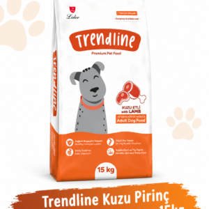 Trendline Kuzu Pirinç Yetişkin Köpek Maması 15 Kg – Dengeli Beslenme ve Sağlıklı Sindirim
