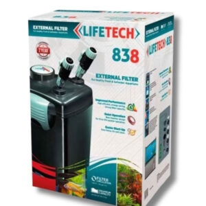Lifetech 838 Akvaryum Dış Filtre 1200 L/H – Tam Dolu Filtre Malzemeli Güçlü Filtrasyon