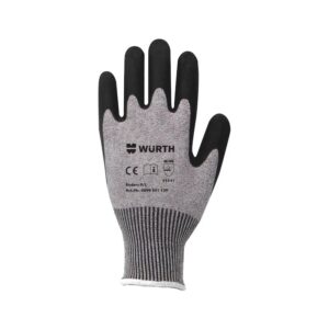 Würth Kesilmeye Dayanıklı İş Güvenliği Eldiveni 9-L Beden (C Sınıf) – EN 388:2016 Standartlı
