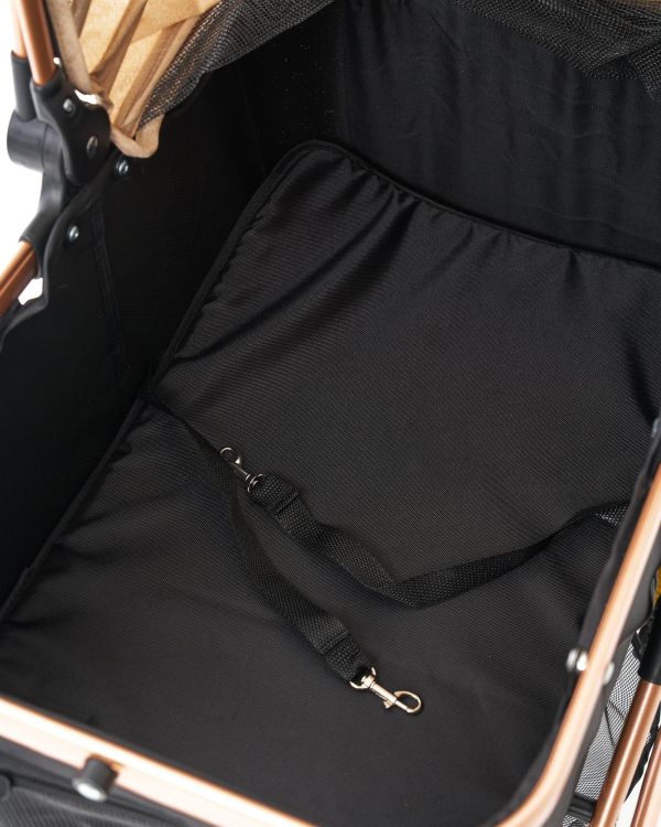 Zampa Mode Kedi & Köpek Arabası Haki – 20 kg Kapasiteli Premium Gold Tasarım - Görsel 2