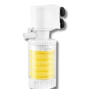 Jingye JY-8100F Şeffaf Gövdeli Akvaryum İç Filtre 6W 500L/H Beyaz | Sessiz ve Güçlü Filtrasyon